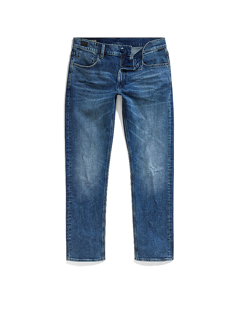 5-Pocket-Jeans G-STAR "Mosa Straight Jeans", Herren, Gr. 30, Länge 34, faded cascade, Obermaterial: 98% Baumwolle, 2% Elasthan, Jeans 5-Pocket-Jeans